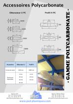 Accessoires gamme polycarbonate - 1