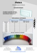 Plaques PMMA - 1