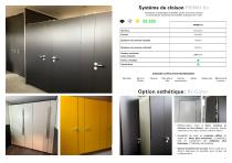 Système de cloisons sanitaires PRIMO Kn - 2