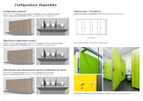 Système de cloisons sanitaires PRIMO Kn - 3