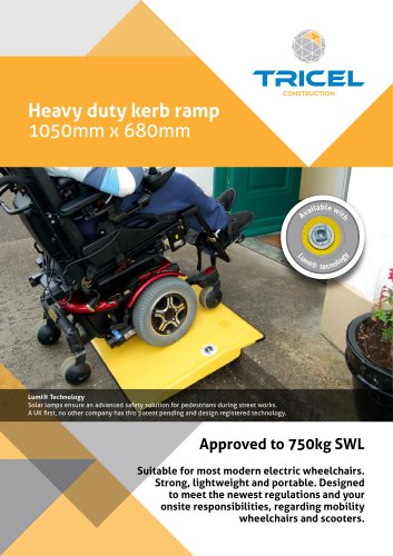 Heavy duty kerb ramp