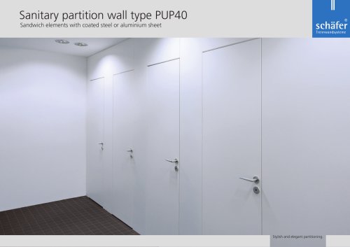 WC partition: PUP40