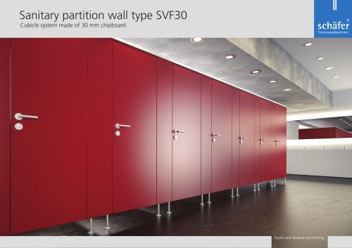 WC partition: SVF30