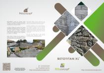 Plaquette de présentation BETOTITAN XL