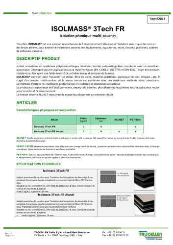 ISOLMASS® 3Tech FR