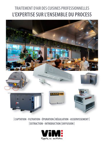 TRAITEMENT D&rsquo;AIR DES CUISINES PROFESSIONNELLES