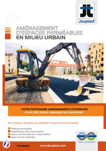 AMÉNAGEMENT D’ESPACES PERMÉABLES EN MILIEU URBAIN