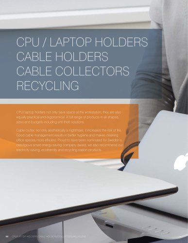 CPU / LAPTOP HOLDERS CABLE HOLDERS CABLE COLLECTORS RECYCLING