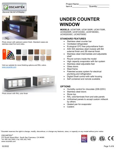 Under Counter Window