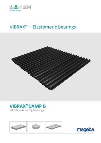 VIBRAX® – Elastomeric bearings