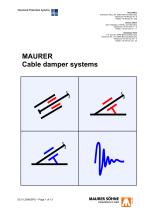 Cable damper systems