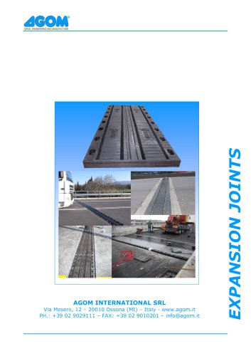 EXPANSION JOINTS