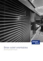 Brise-soleil orientables B2B