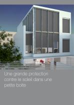 stores verticaux toiles avec coffre VSe - 1