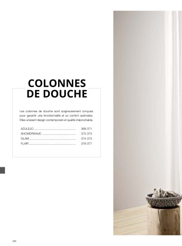 COLONNES DE DOUCHE