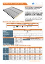 COVER-JOINTS SANDWICH PANEL
