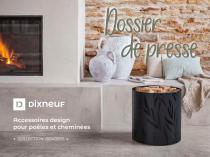Nouvelle collection d’accessoires déco DIXNEUF pour poêles et cheminées – Saison 2024-2025