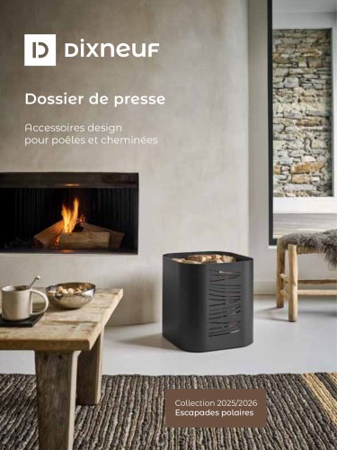Nouvelle collection d&rsquo;accessoires d&eacute;co DIXNEUF pour po&ecirc;les et chemin&eacute;es &ndash; Saison 2025-2026