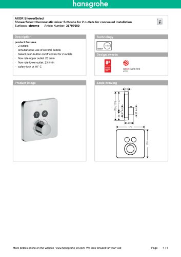 AXOR ShowerSelect