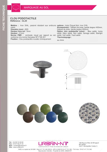 CLOU PODOTACTILE