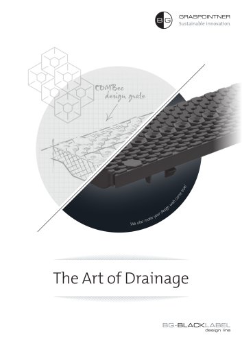 BG-BLACKLABEL design line – The Art of Drainage