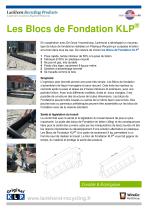 Les Blocs de Fondation KLP - 1