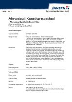 Ahrweissal Synthetic Resin Filler