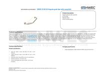 GW05 23 06 02 Angular grab bar with soap dish