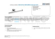 GW05 46 04 02 “CRETA SERIES” double paper holder