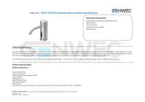 GW13 12 06 02 Automatic deck mounted soap dispenser
