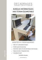 Bureaux escamotables MILENA