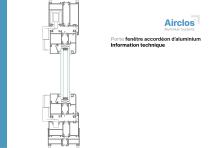 Fiche technique - Portes-fenêtres accordéon - 1