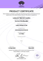 A.03.19 High jump landing mat WA Certificate