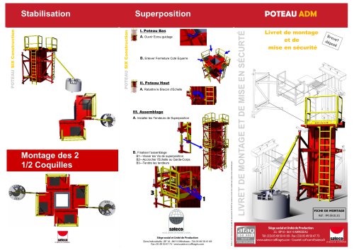 Fiche Montage Poteau Six Construction