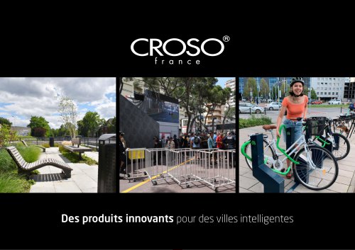 BROCHURE CROSO FRANCE - Mobilier urbain