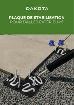 Plaque de stabilisation pour dalles exterieurs - 1