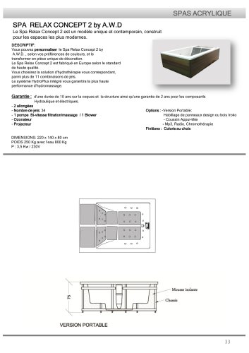 SPA RELAX CONCEPT 2 by A.W.D