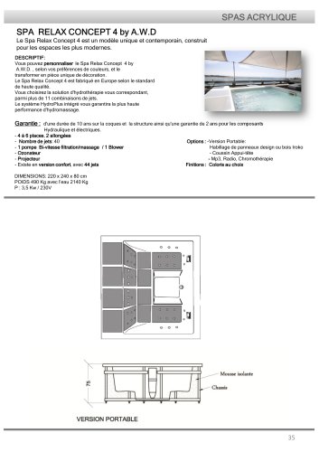 SPA RELAX CONCEPT 4 by A.W.D