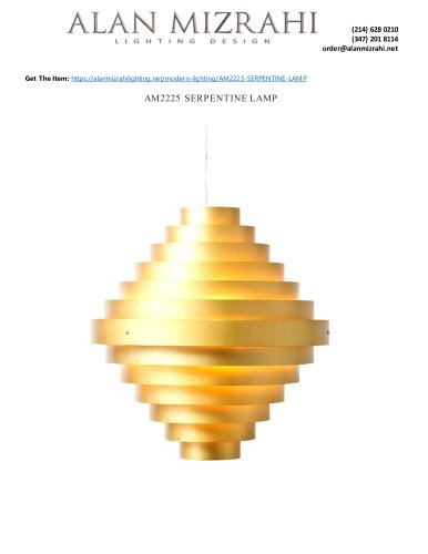 AM2225 SERPENTINE LAMP