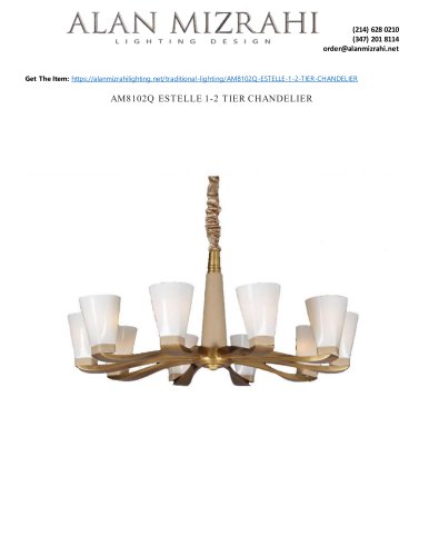 AM8102Q ESTELLE 1-2 TIER CHANDELIER