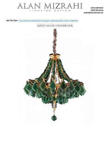 IQ2025 AGATE CHANDELIER