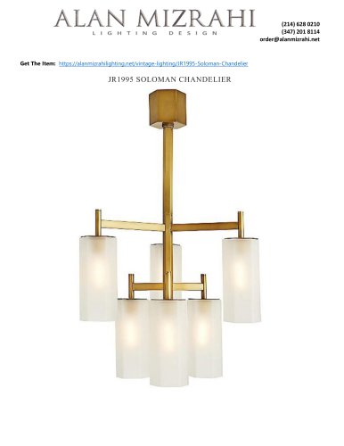 JR1995 SOLOMAN CHANDELIER