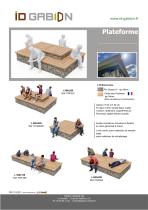 Banc Gabion PLATEFORME