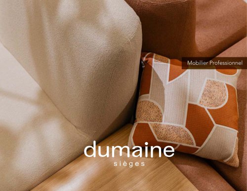 CATALOGUE DUMAINE SI&Egrave;GES