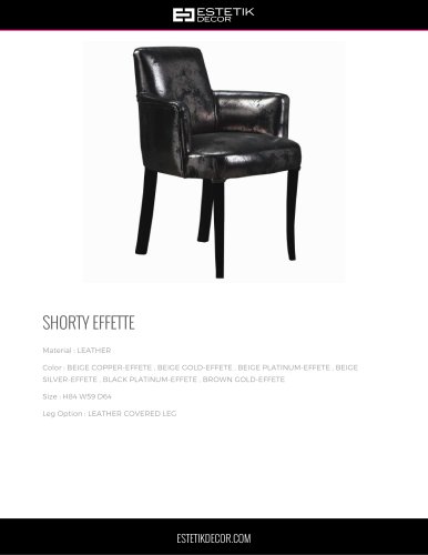 SHORTY EFFETTE