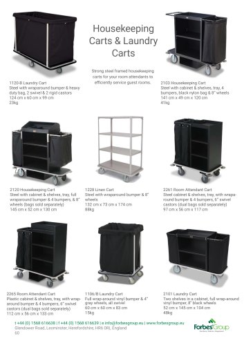 Housekeeping Carts & Laundry Carts