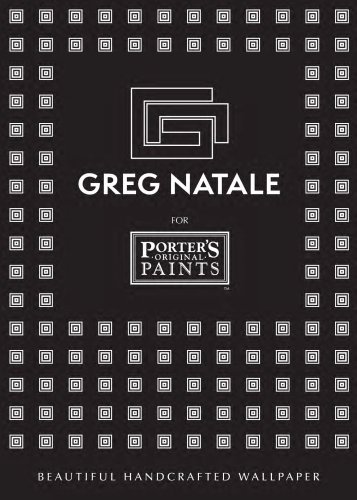 GREG NATALE FOR PORTER'S ORIGINAL PAINTS