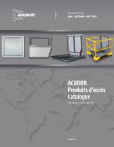 ACUDOR PRODUITS D'ACCÈS CATALOGUE