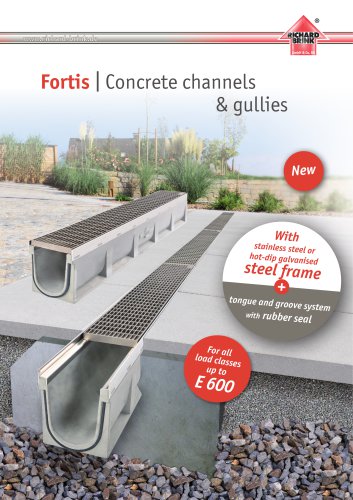 Fortis | Concrete channels  & gullies