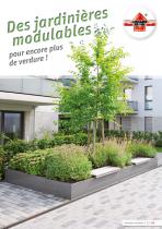 Des jardinières modulables